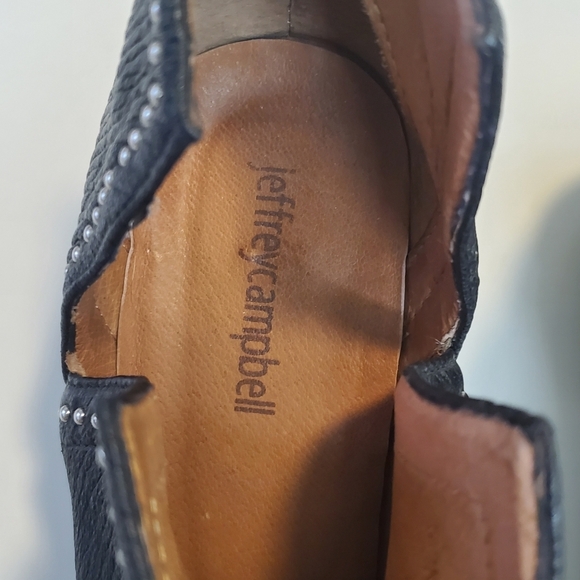 Jeffrey Campbell Women's Black Fontana Studded Ankle Booties Size 6 5 - Picture 5 of 7